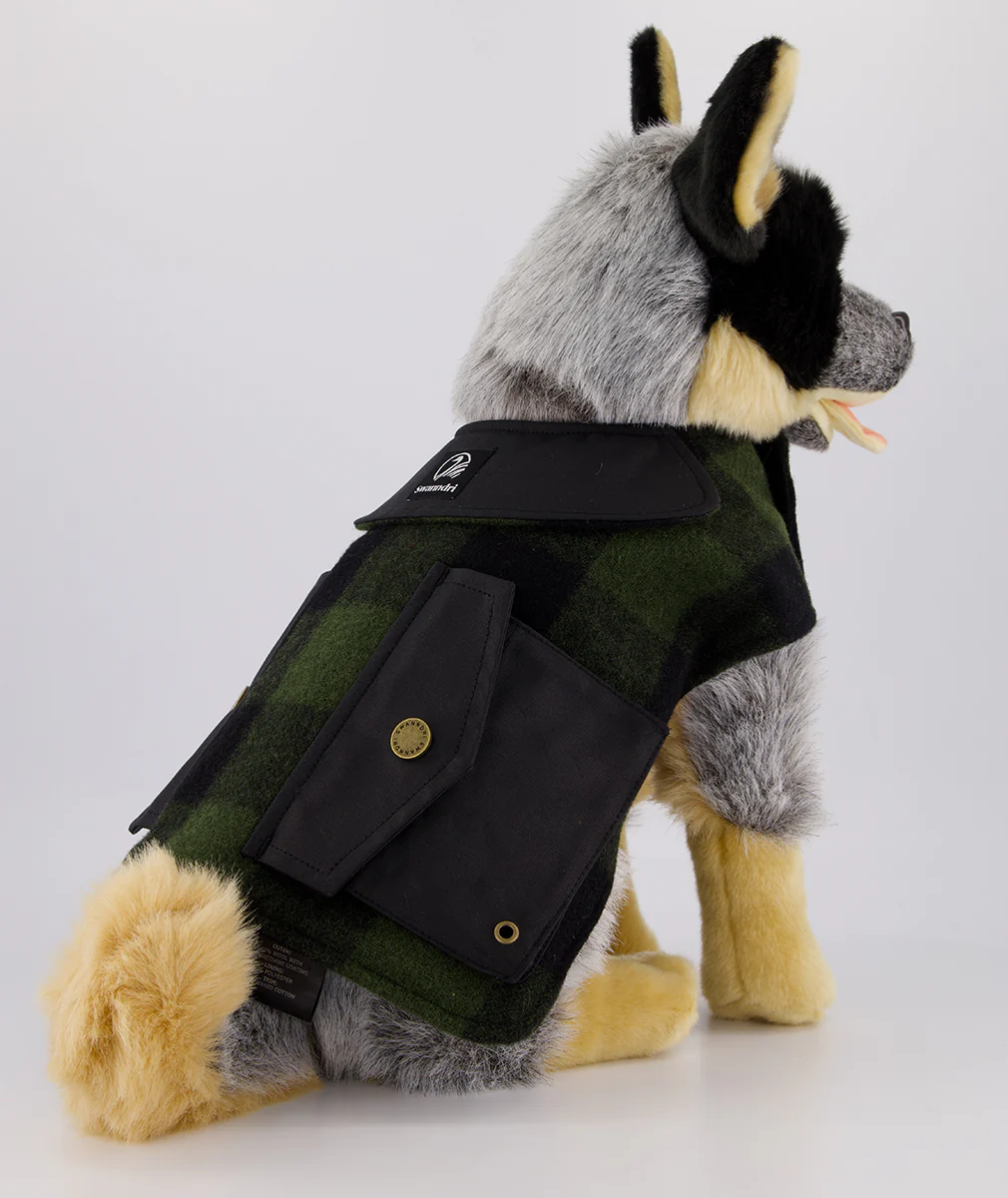 Classic Wool Dog Coat - Image 3