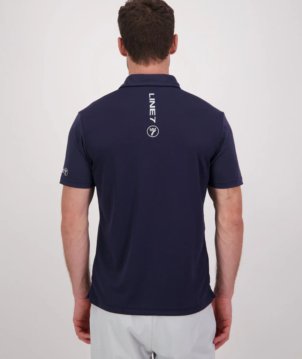 Line 7 Men's Ocean Crew Polo - Image 3