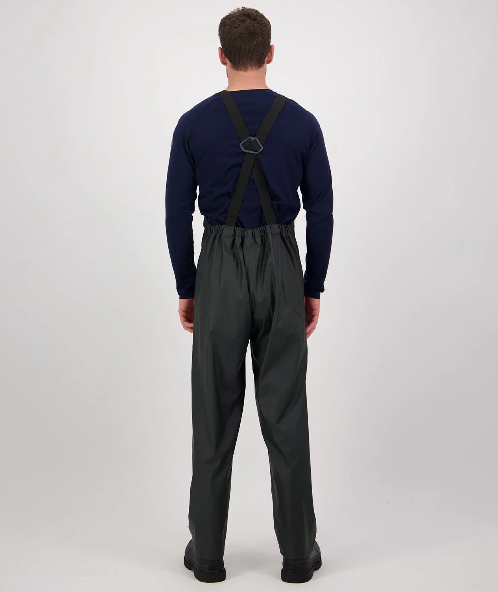 Line 7 Men's Station Green Waterproof Bib Trouser V2 - Image 3
