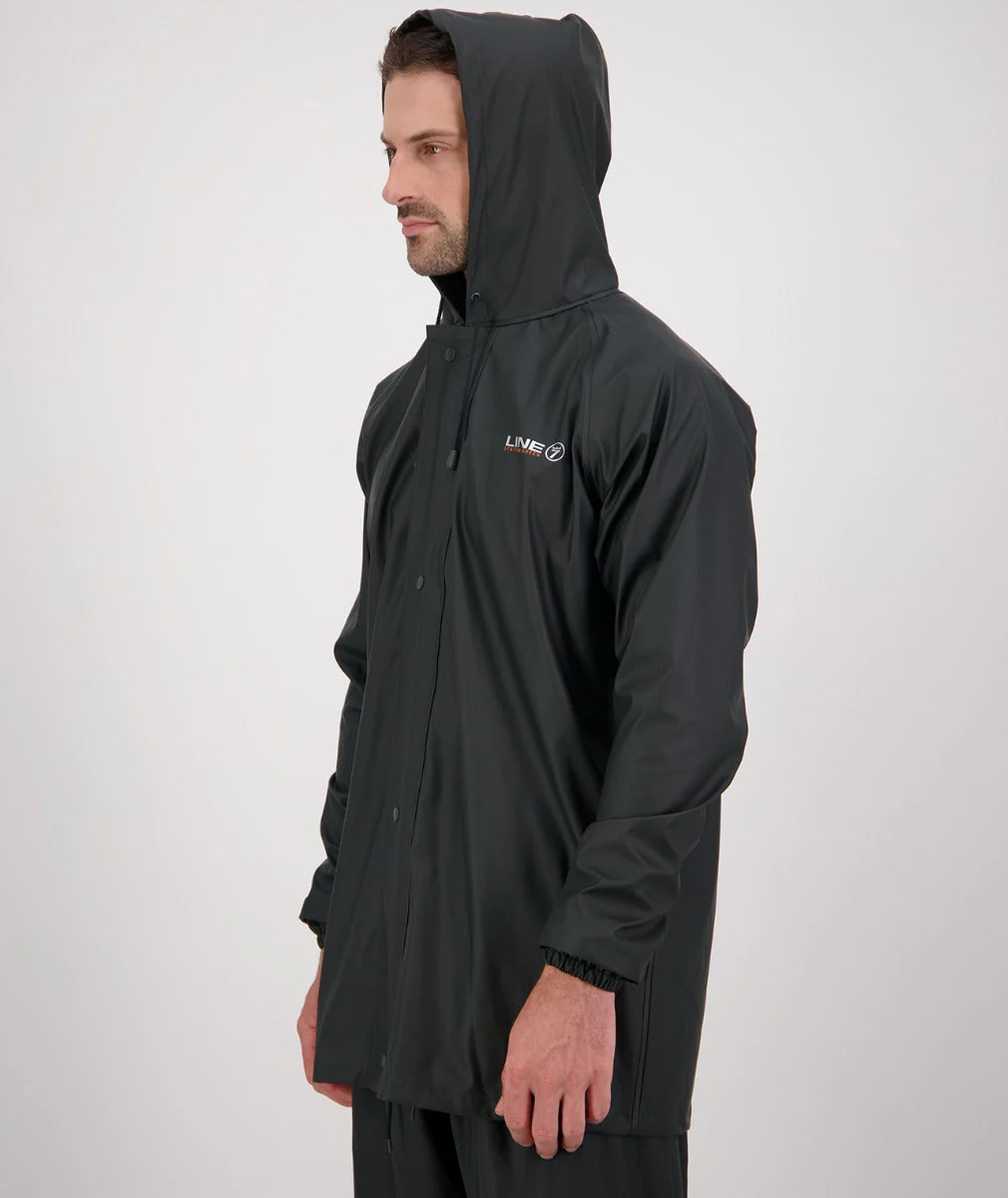 Line 7 Men's Station Green Waterproof Jacket V2 - Image 4