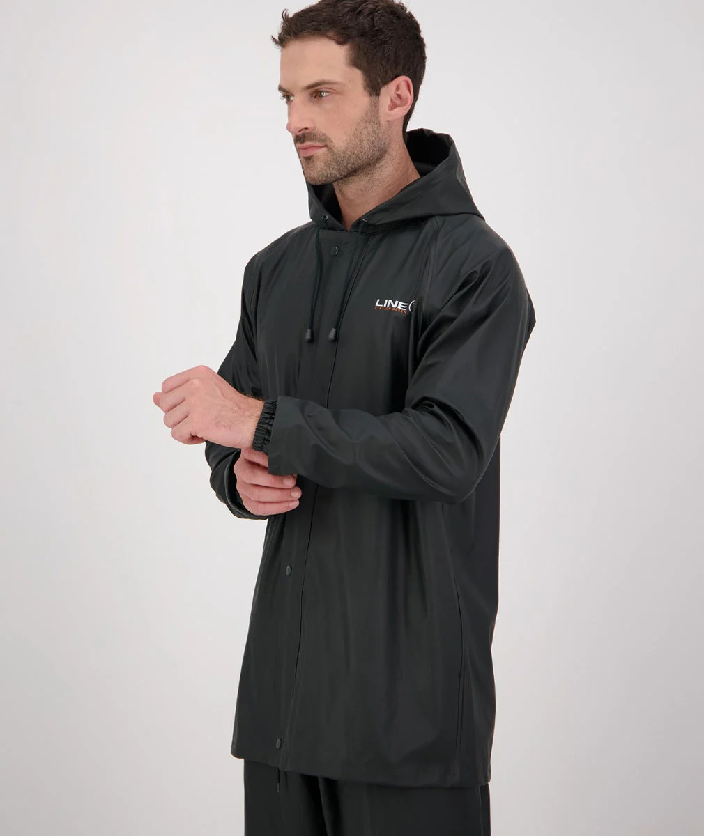 Line 7 Men's Station Green Waterproof Jacket V2 - Image 5