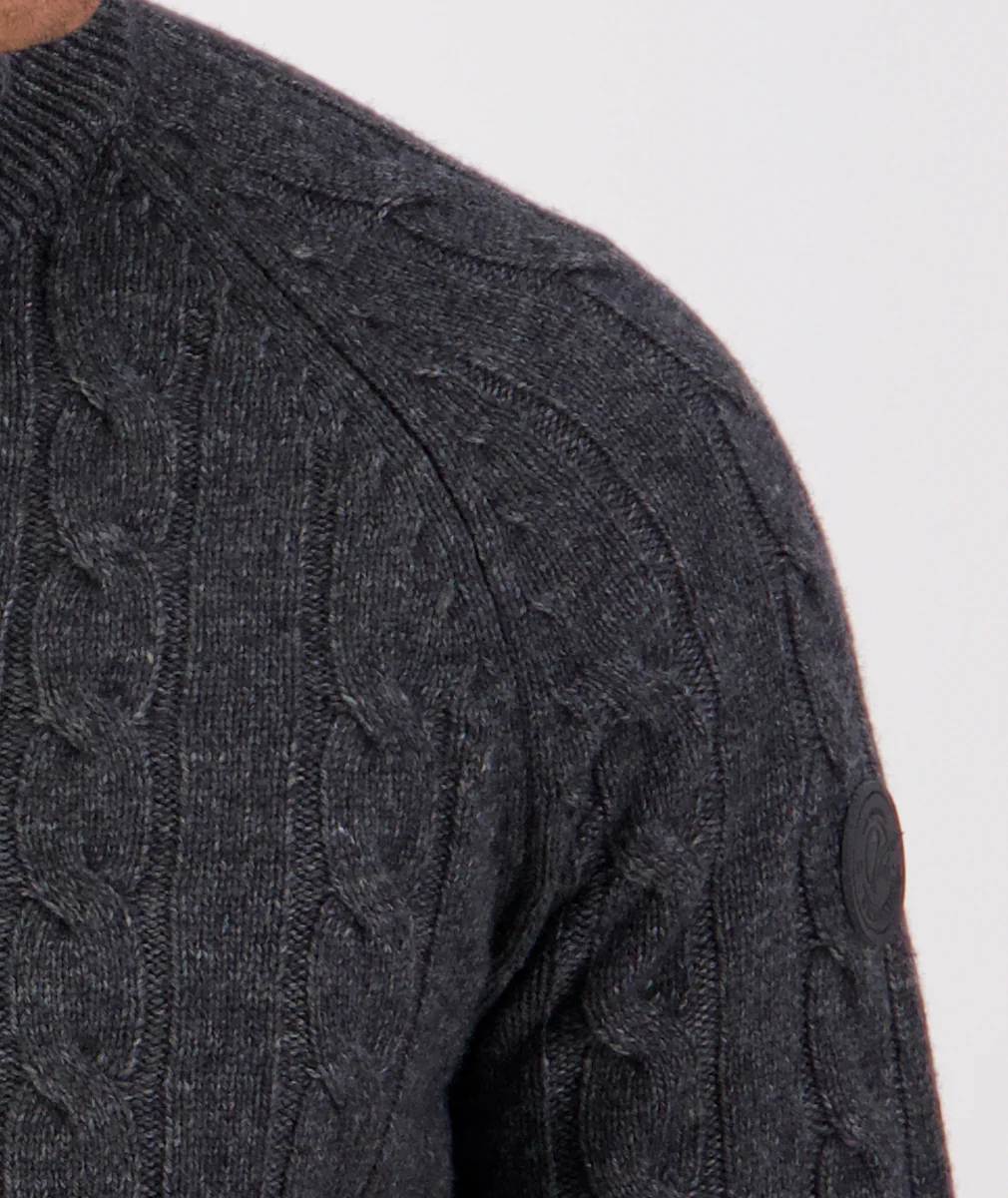 Men's Doncaster V2 Zip Cable Knit - Image 7