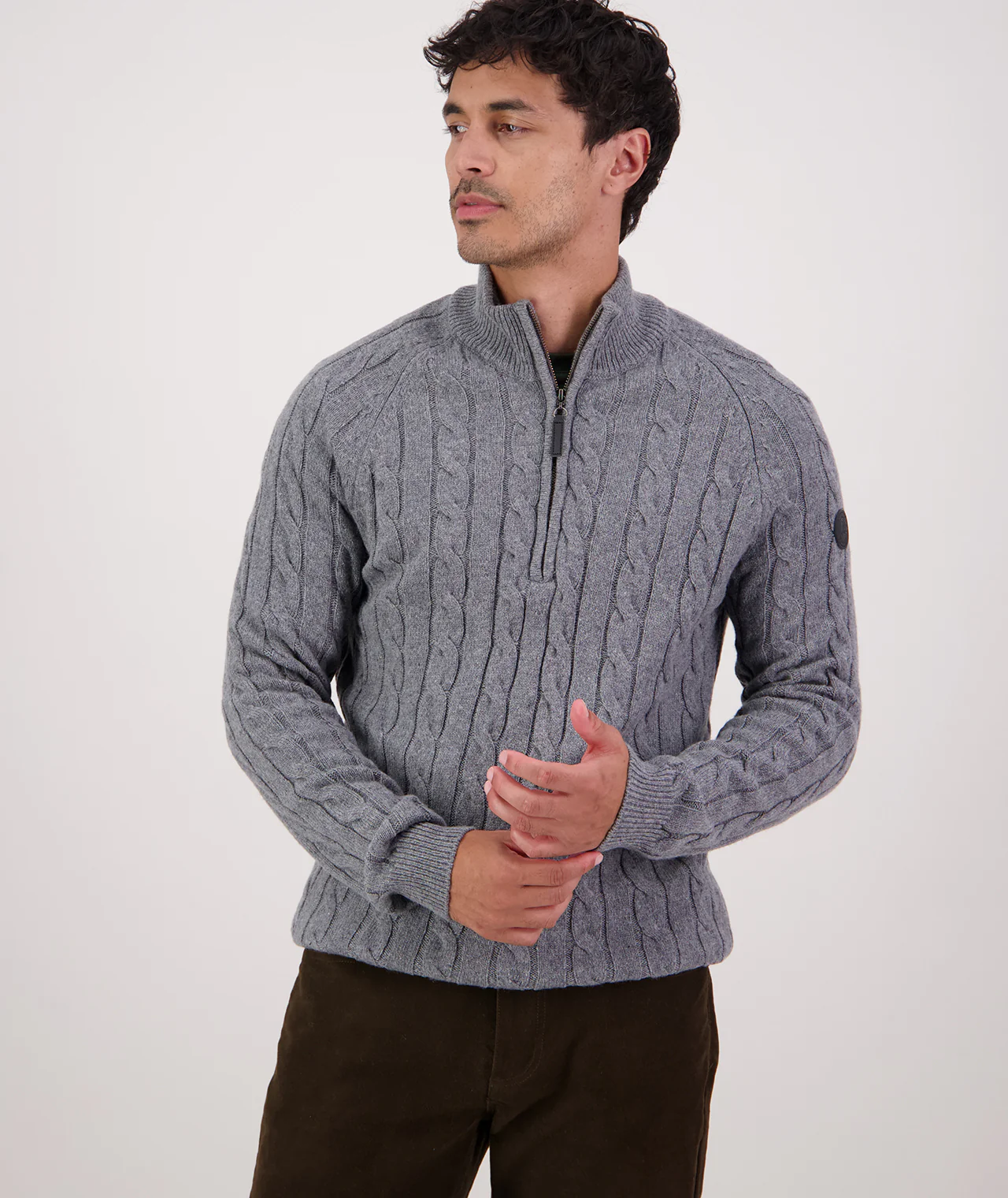 Men's Doncaster V2 Zip Cable Knit