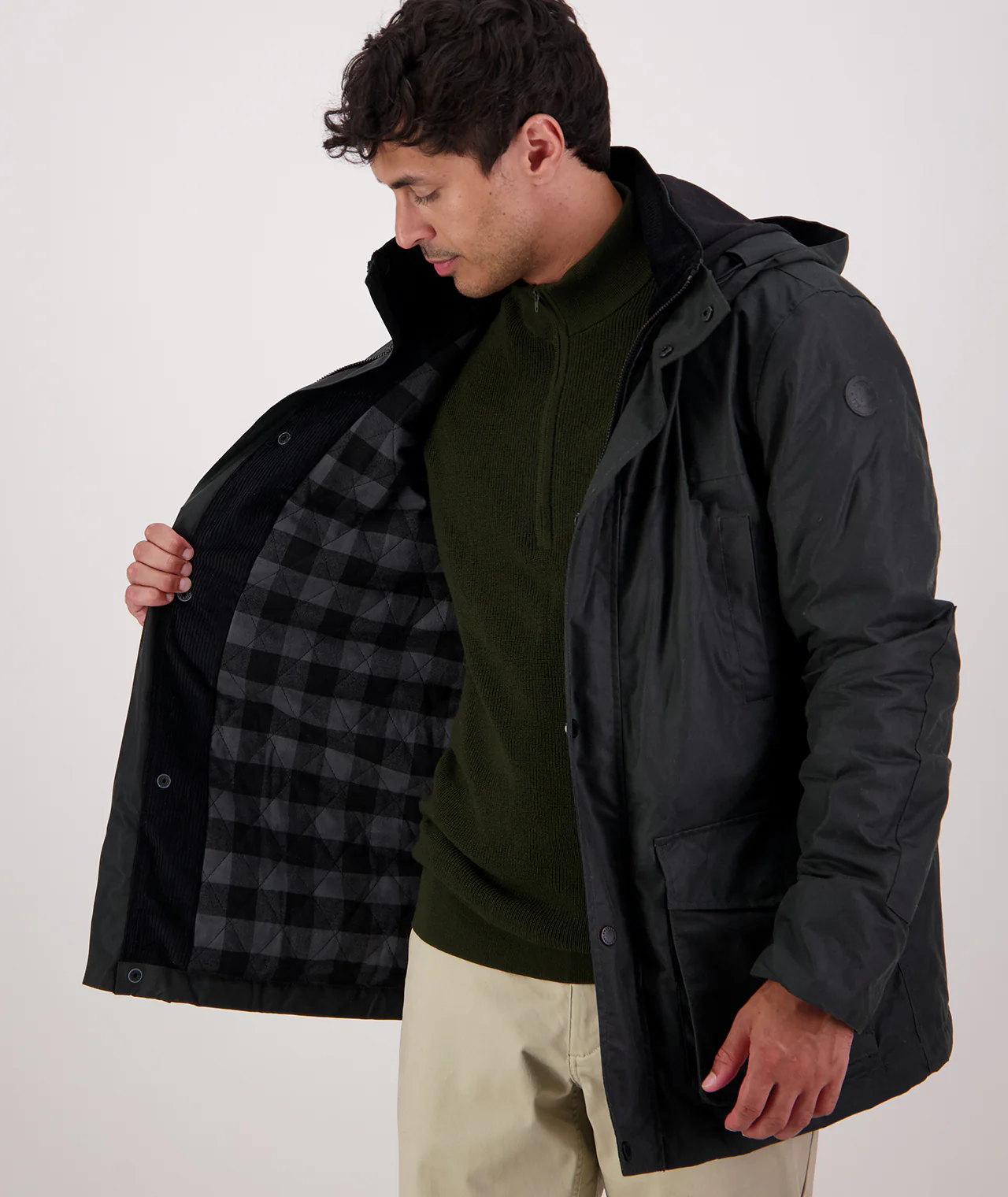 Men's Evans Flat V2 Oilskin Jacket - Image 7