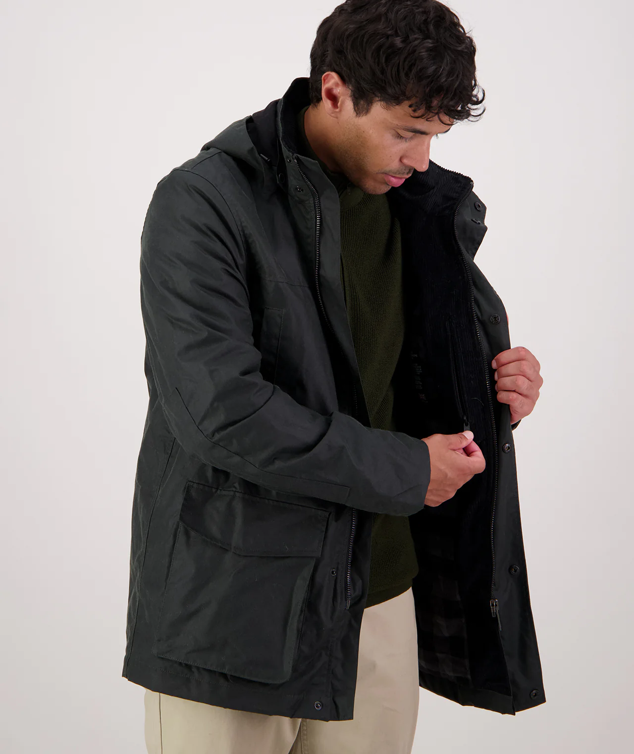 Men's Evans Flat V2 Oilskin Jacket - Image 8