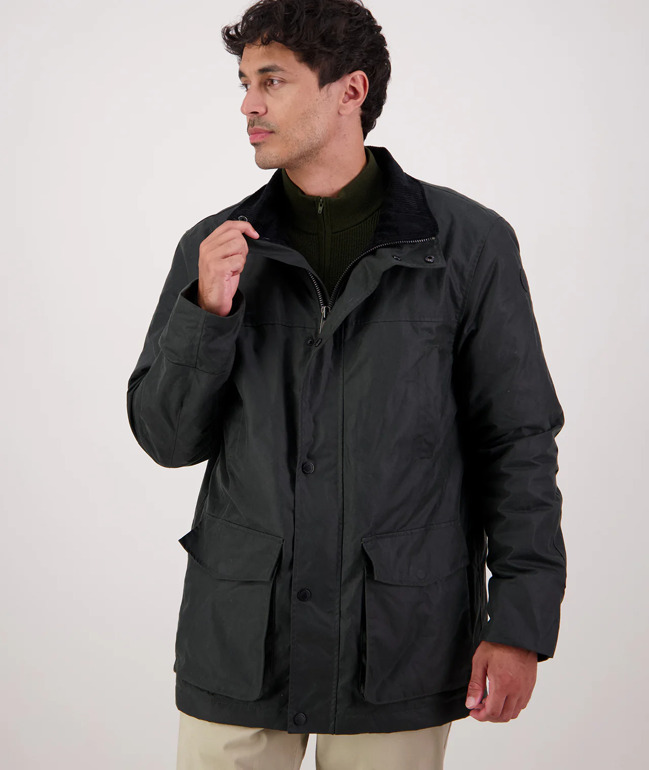Men's Evans Flat V2 Oilskin Jacket - Image 9