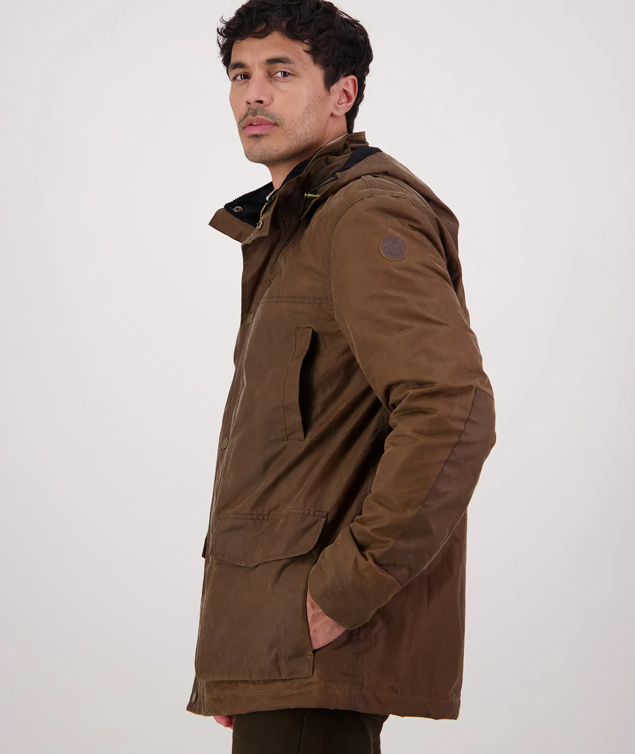 Men's Evans Flat V2 Oilskin Jacket - Image 4
