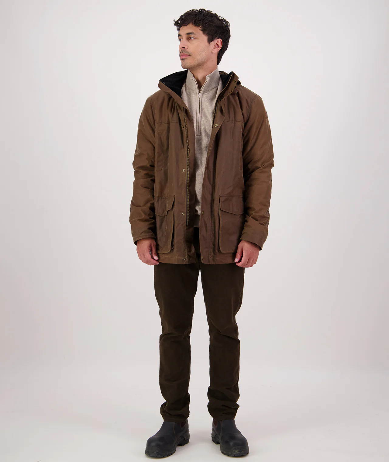 Men's Evans Flat V2 Oilskin Jacket - Image 8