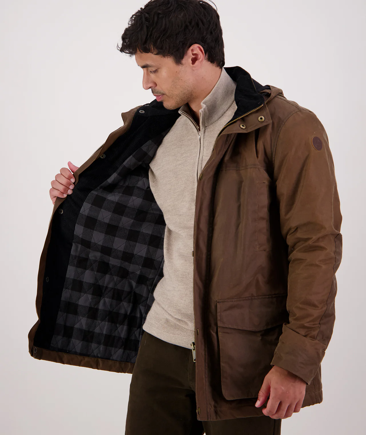 Men's Evans Flat V2 Oilskin Jacket - Image 9