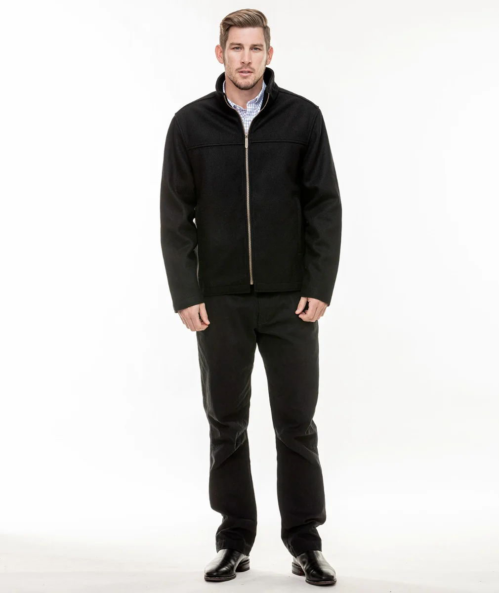 Men's Falcon Wool Jacket - Image 5