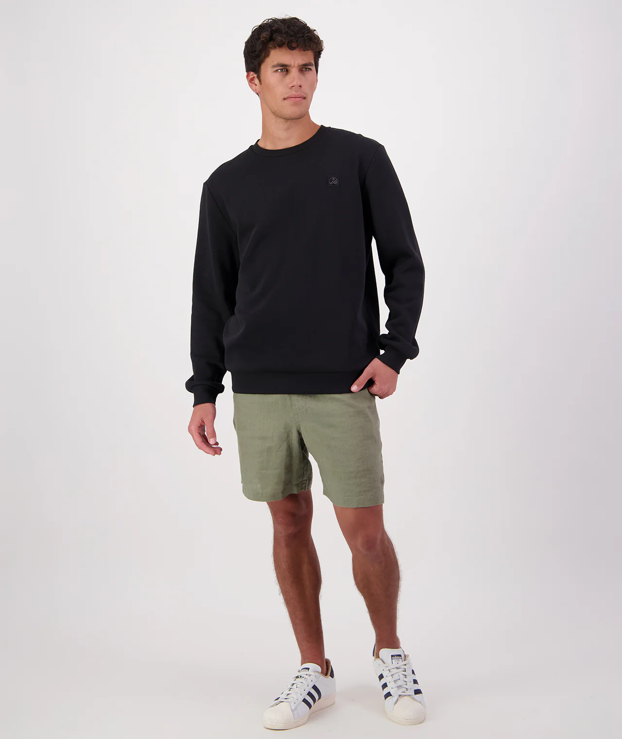Men's Fundamentals Cotton Fleece Crew - Image 4