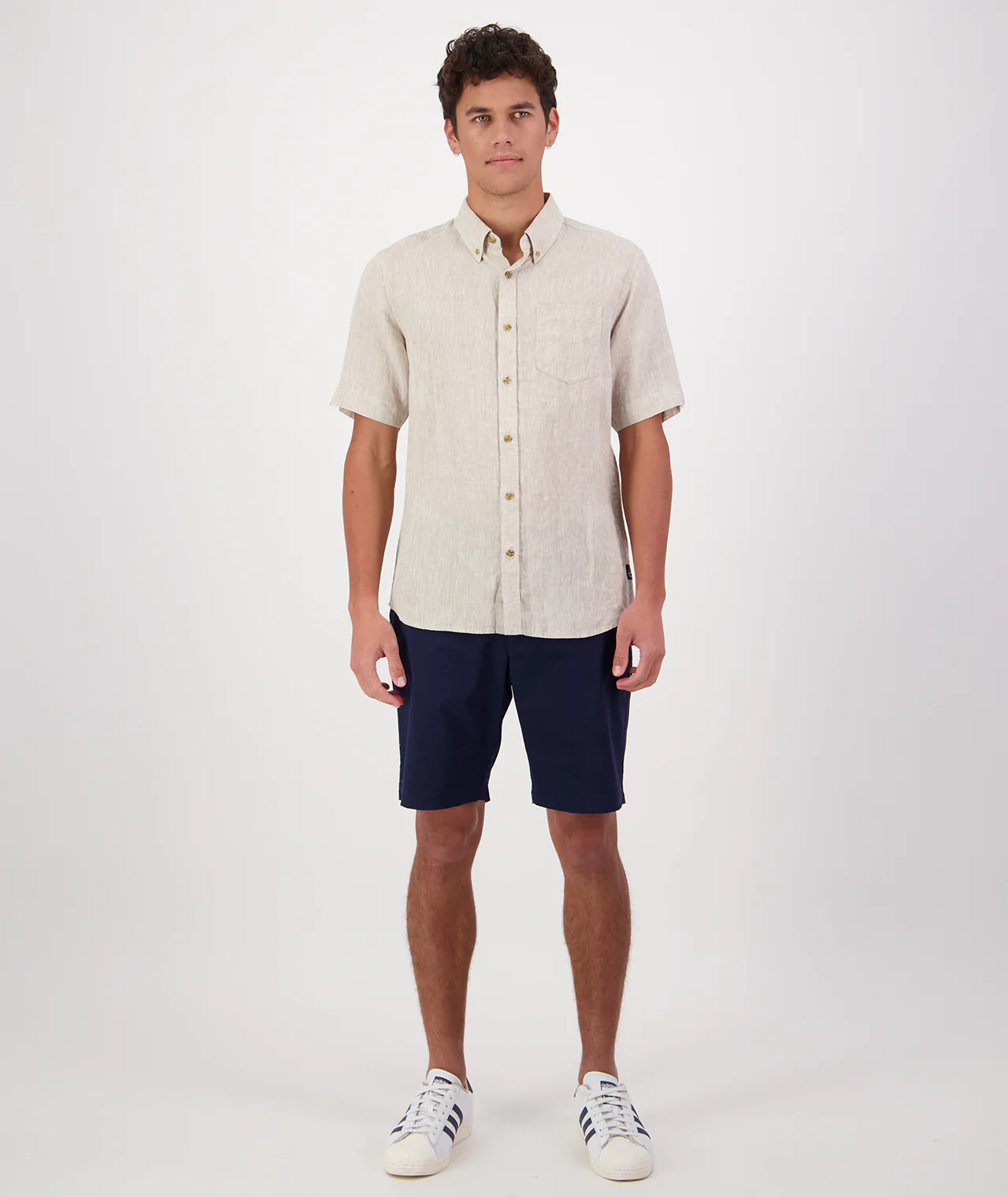 Men's Humber Linen Short Sleeve Shirt - Image 4