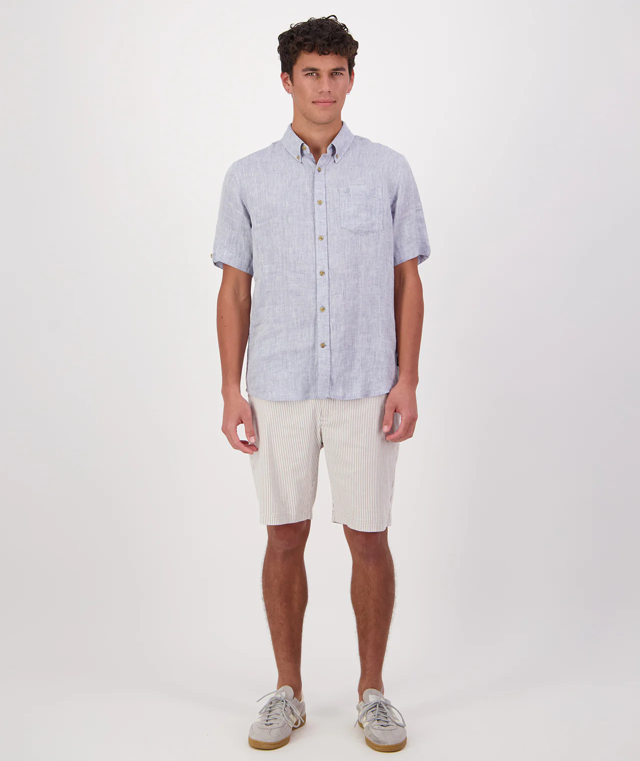 Men's Humber Linen Short Sleeve Shirt - Image 5