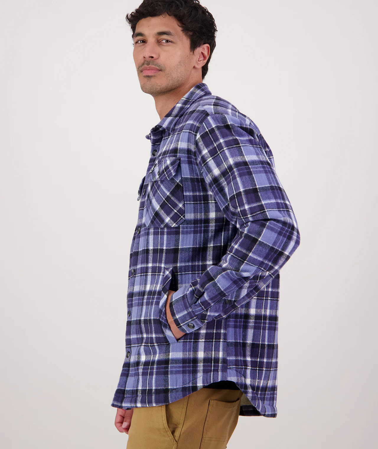 Men's Morven Sherpa Long Sleeve Shirt - Image 4