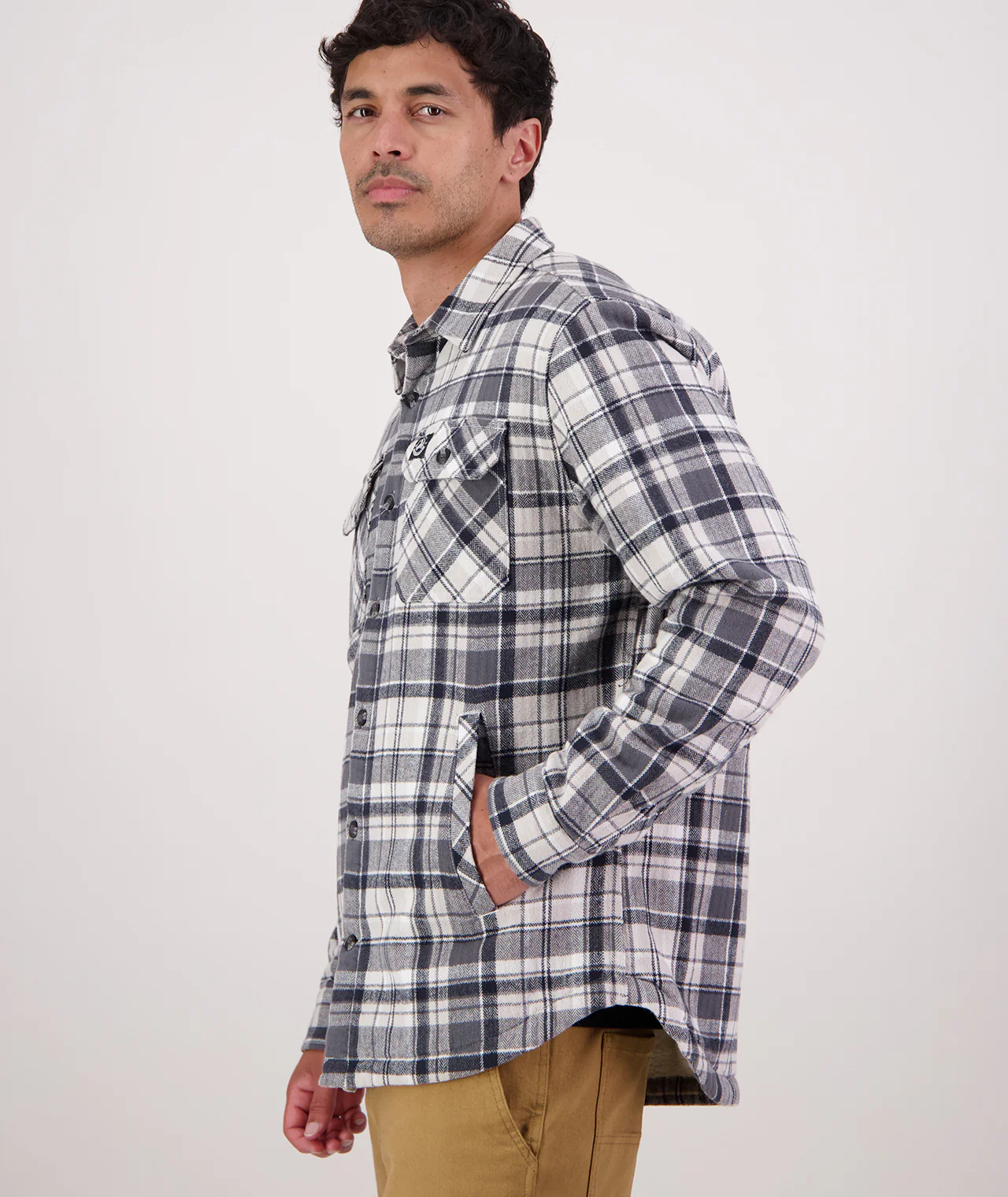 Men's Morven Sherpa Long Sleeve Shirt - Image 4