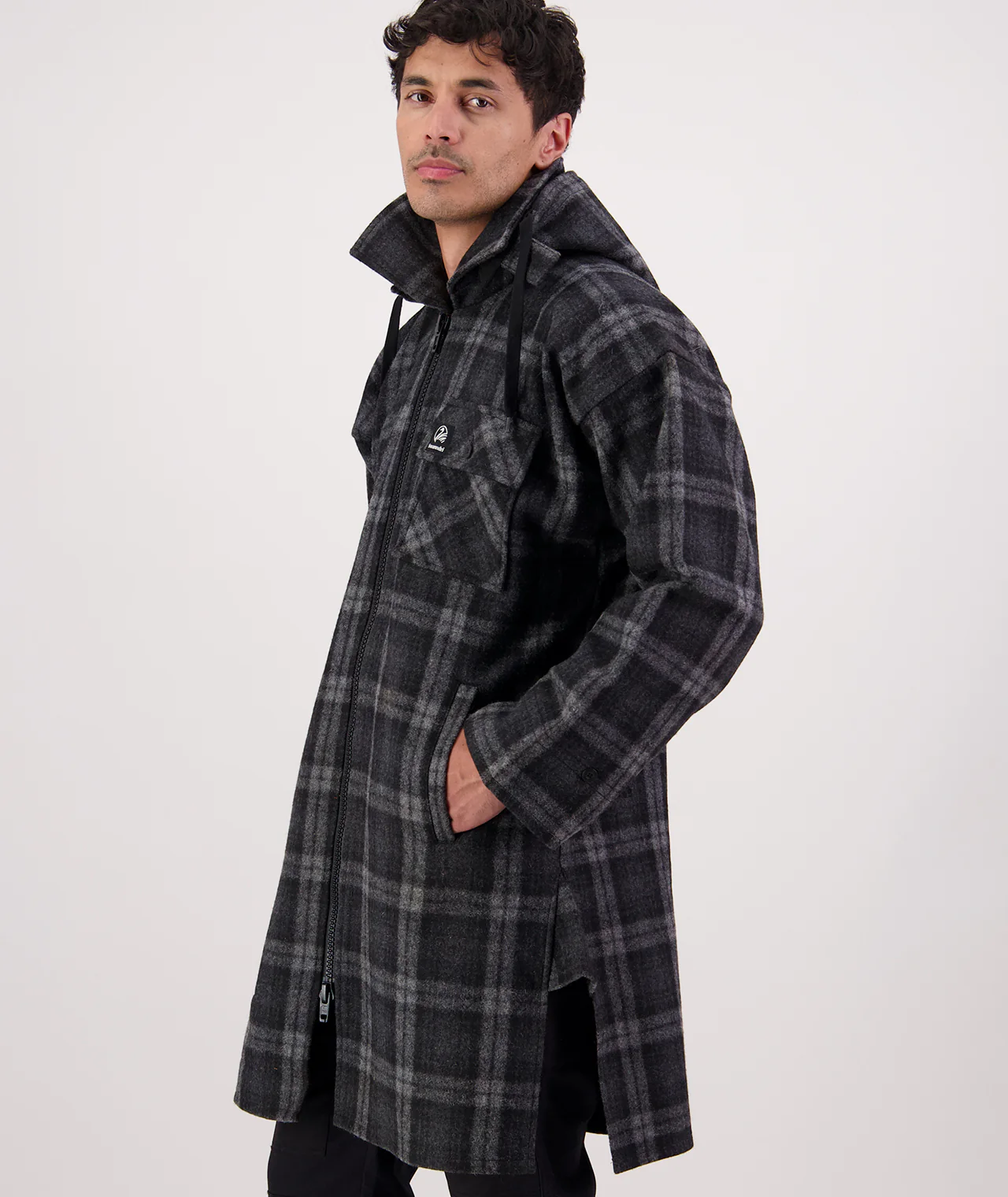 Men's Mosgiel Wool Bushshirt with Zip-up Front - Image 3