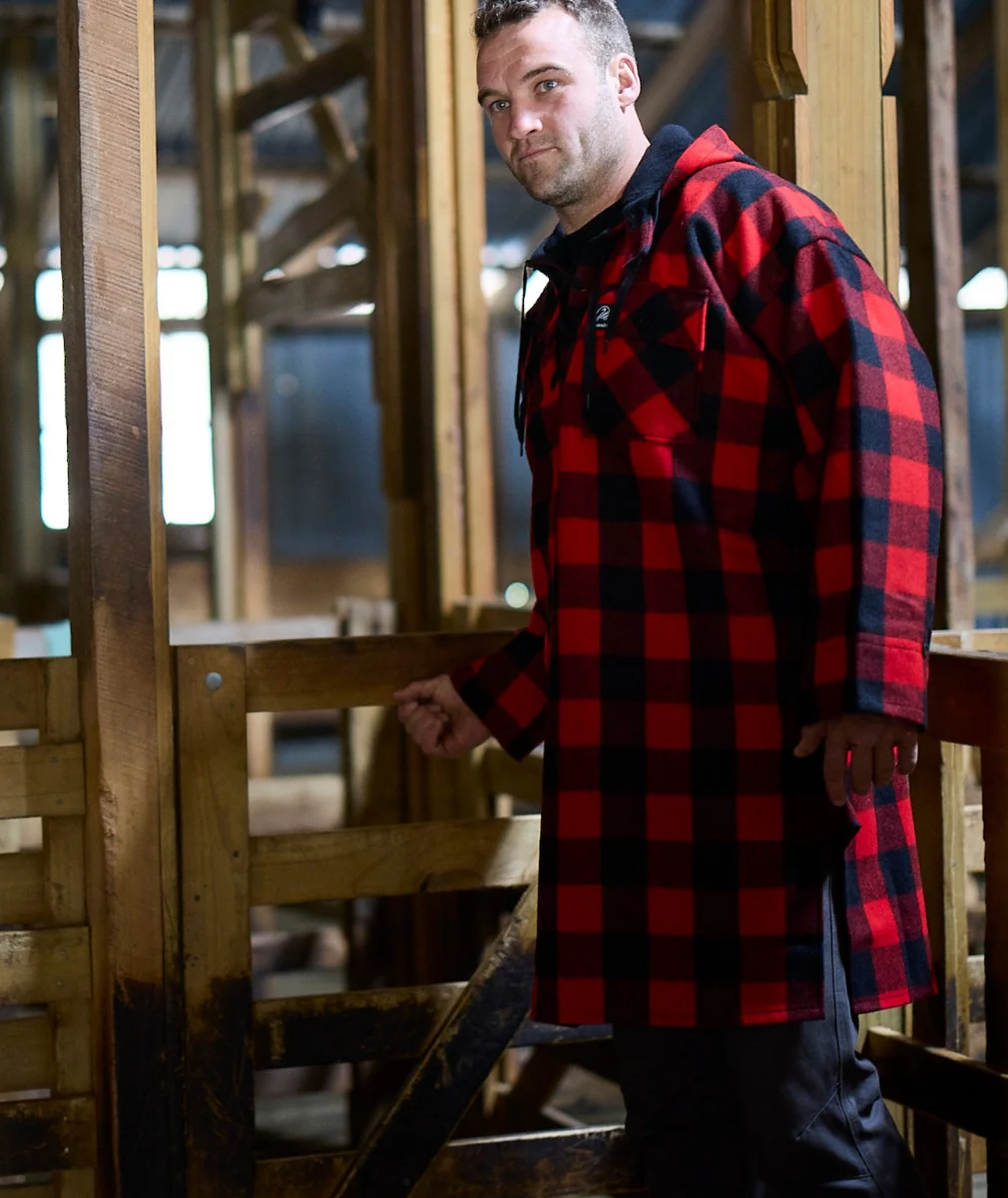 Men's Original Wool Bushshirt with Lace-up front - Image 2