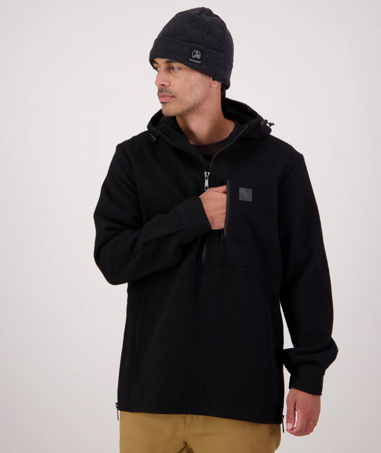 Men's Reidston Windproof Wool Anorak - Image 3
