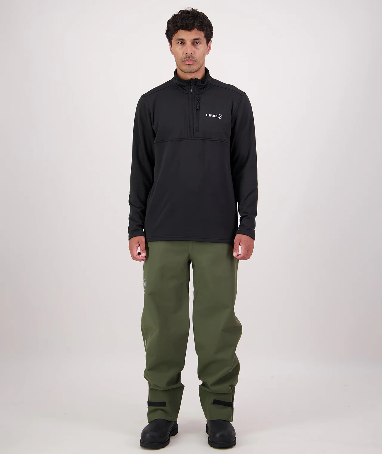Line 7 Men's Storm Grid Back Fleece Top - Image 6