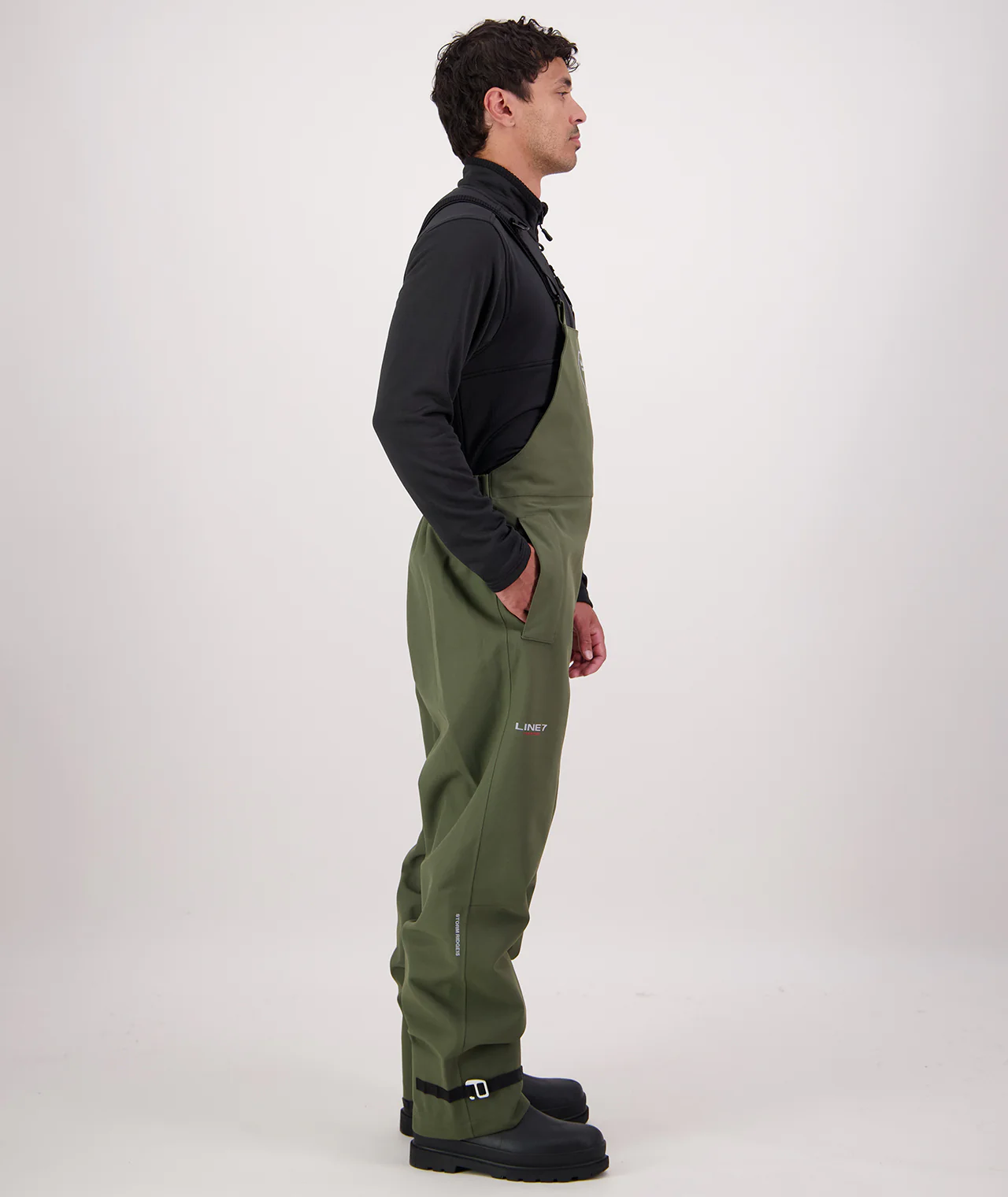 Line 7 Men's Storm Ridge15 V2 Waterproof 3 Layer Bib Overtrouser - Image 4