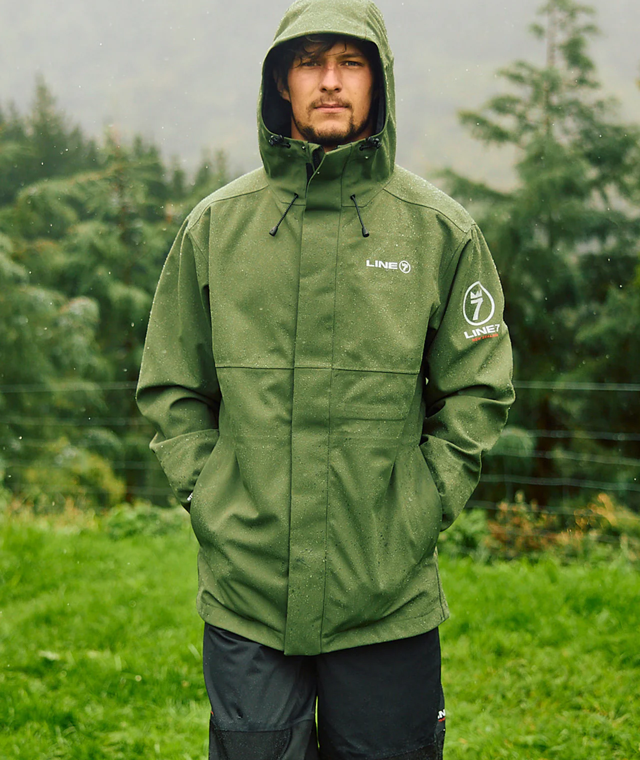 Line 7 Men's Storm Ridge15 V2 Waterproof 3 Layer Jacket - Image 13