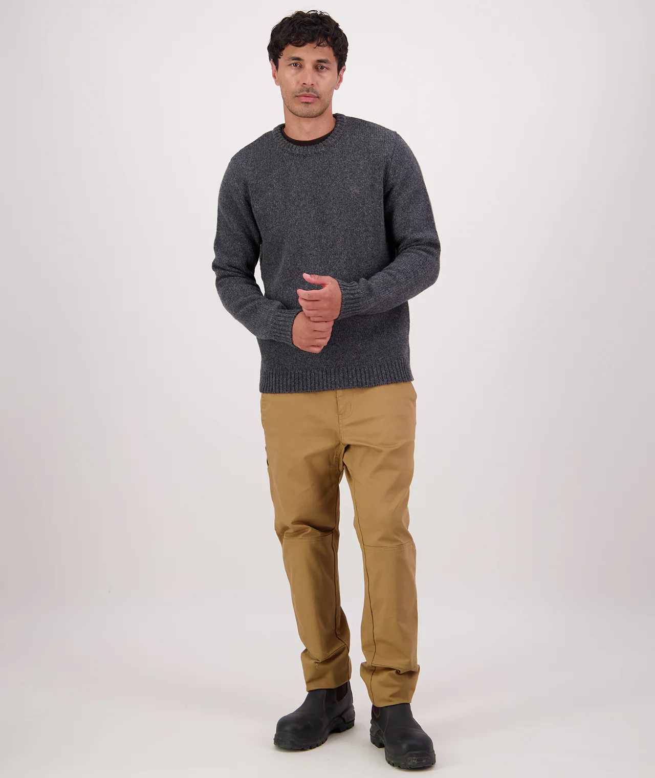Men's Waylins Wool Knit Crew - Image 6