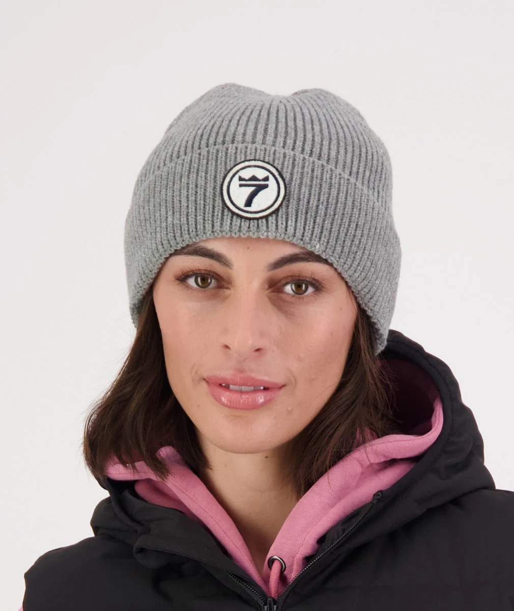 Line 7 Unisex Logo Fisherman Knit Beanie - Image 3