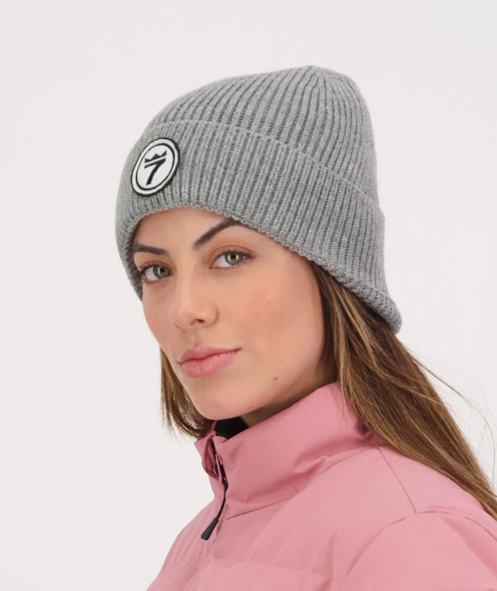 Line 7 Unisex Logo Fisherman Knit Beanie - Image 4