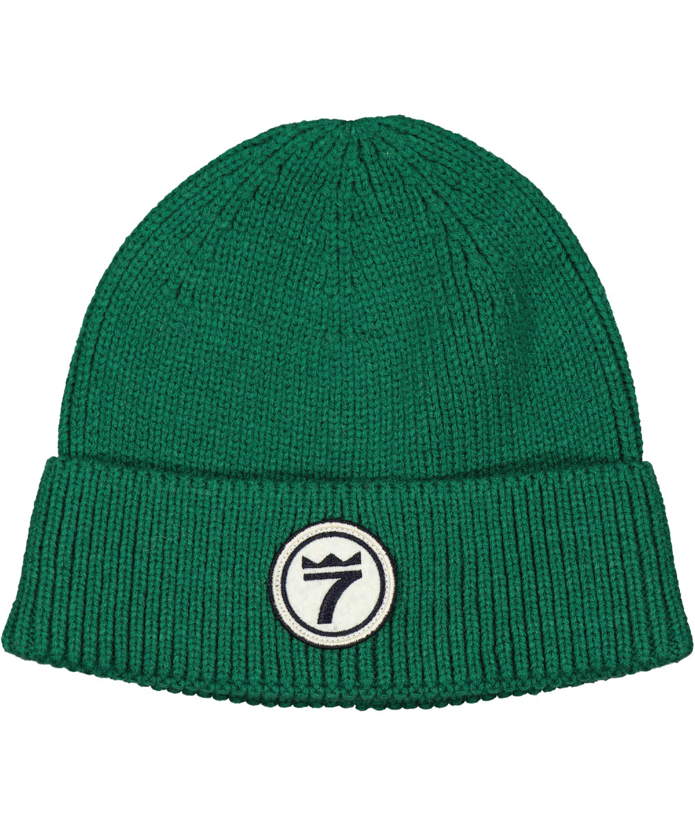 Line 7 Unisex Logo Fisherman Knit Beanie