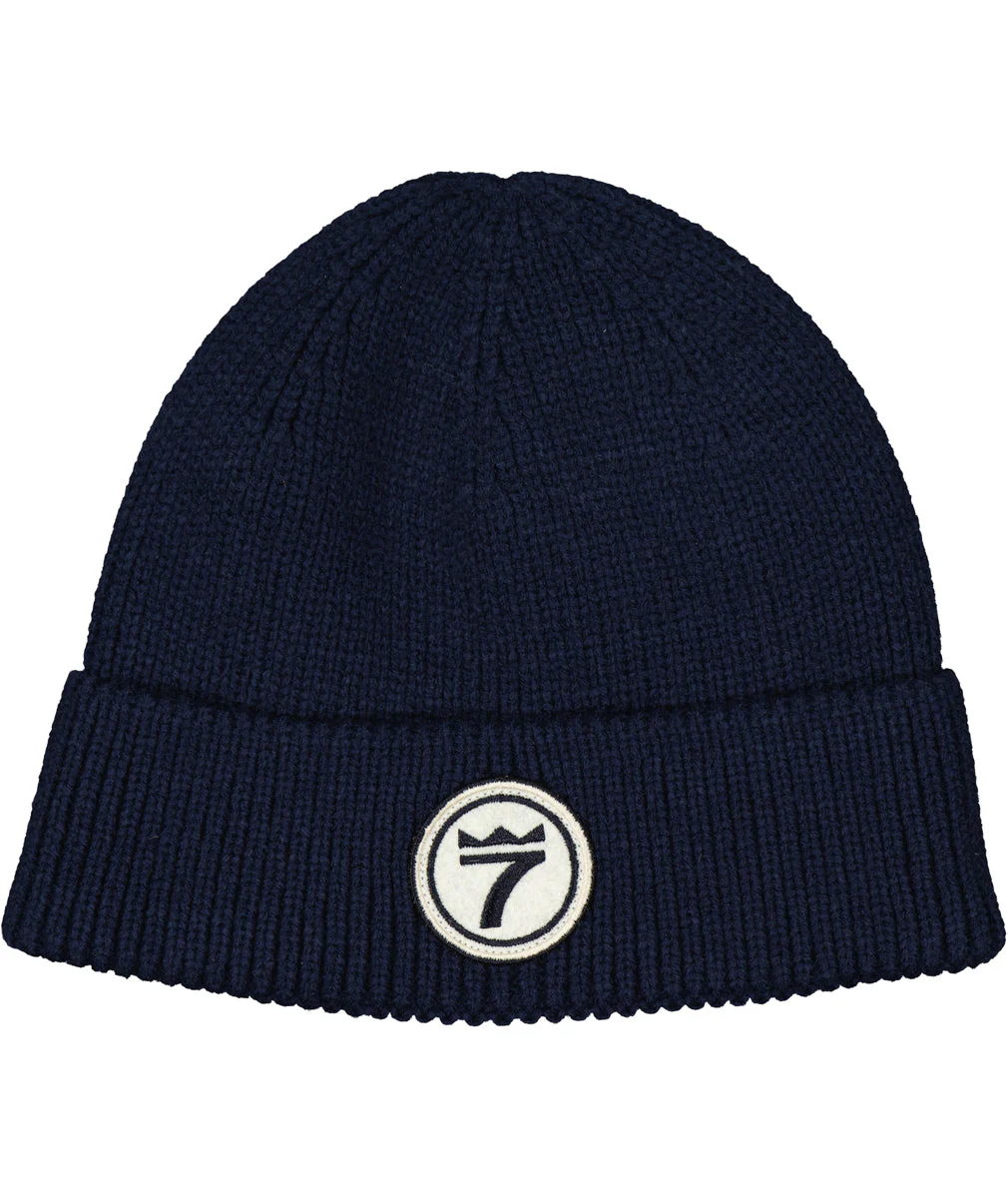 Line 7 Unisex Logo Fisherman Knit Beanie - Image 4