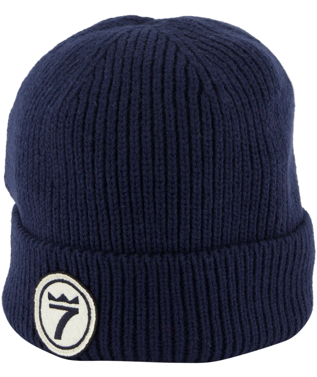 Line 7 Unisex Logo Fisherman Knit Beanie - Image 5