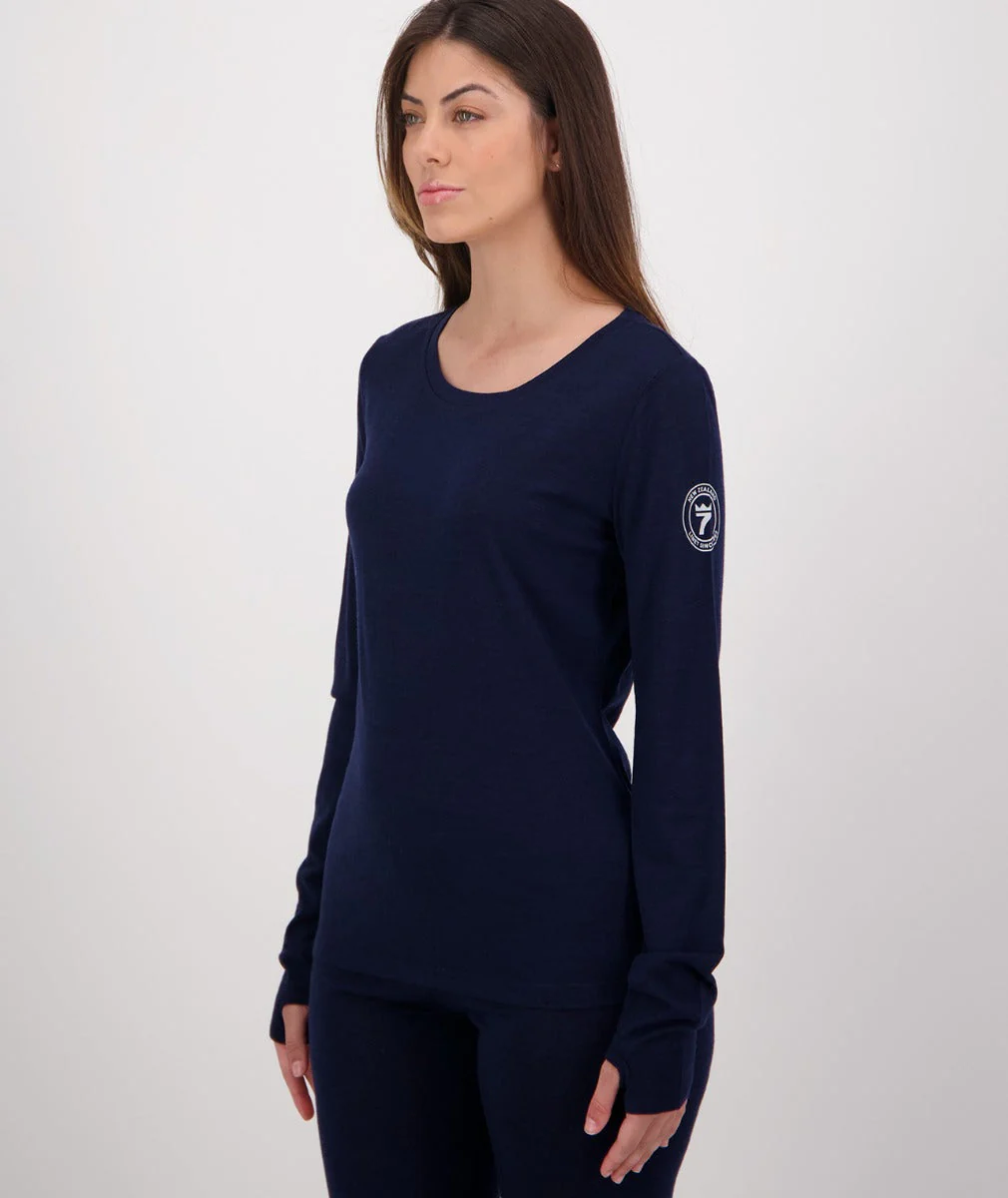 Line 7 Women's Merino Long Sleeve Crew Baselayer - Image 3